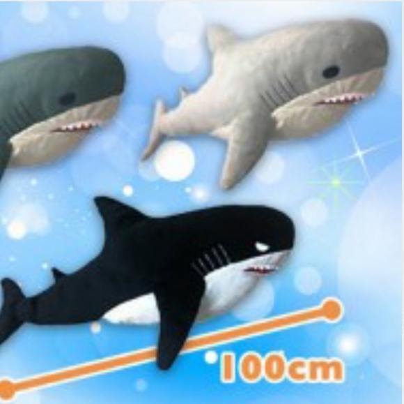Toreba Prize Jumbo Big Shark Prize C - Light Grey - Picture 2 of 2